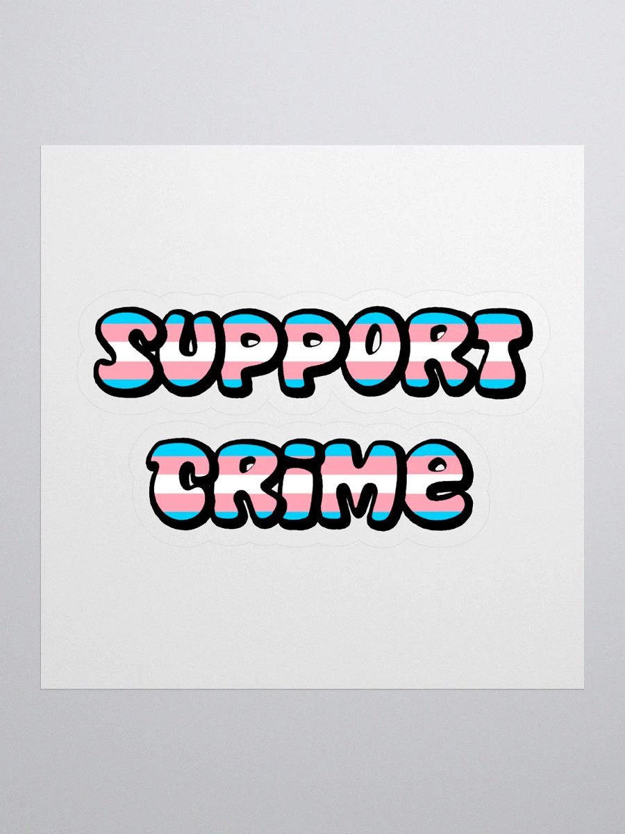 Trans Crime Sticker product image (1)