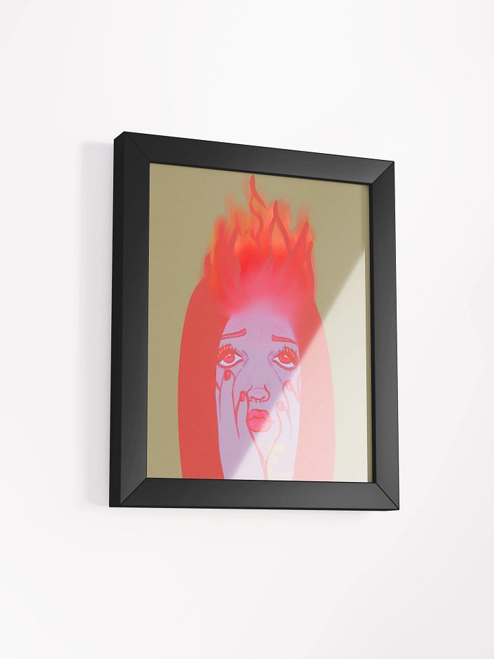 "Up in Flames" Framed Poster Print product image (2)
