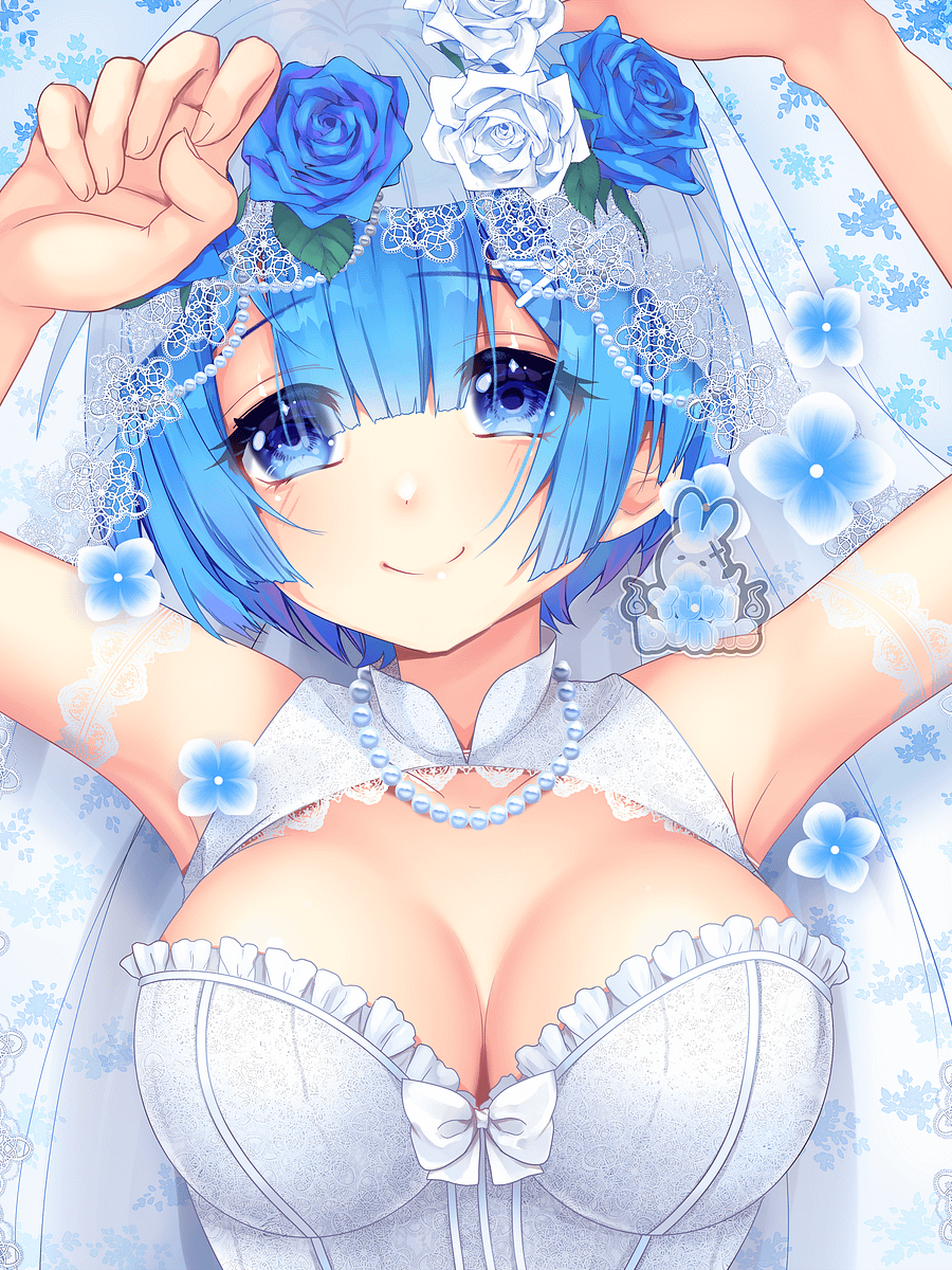 Rem Wedding Cute Booba Mousepad product image (4)