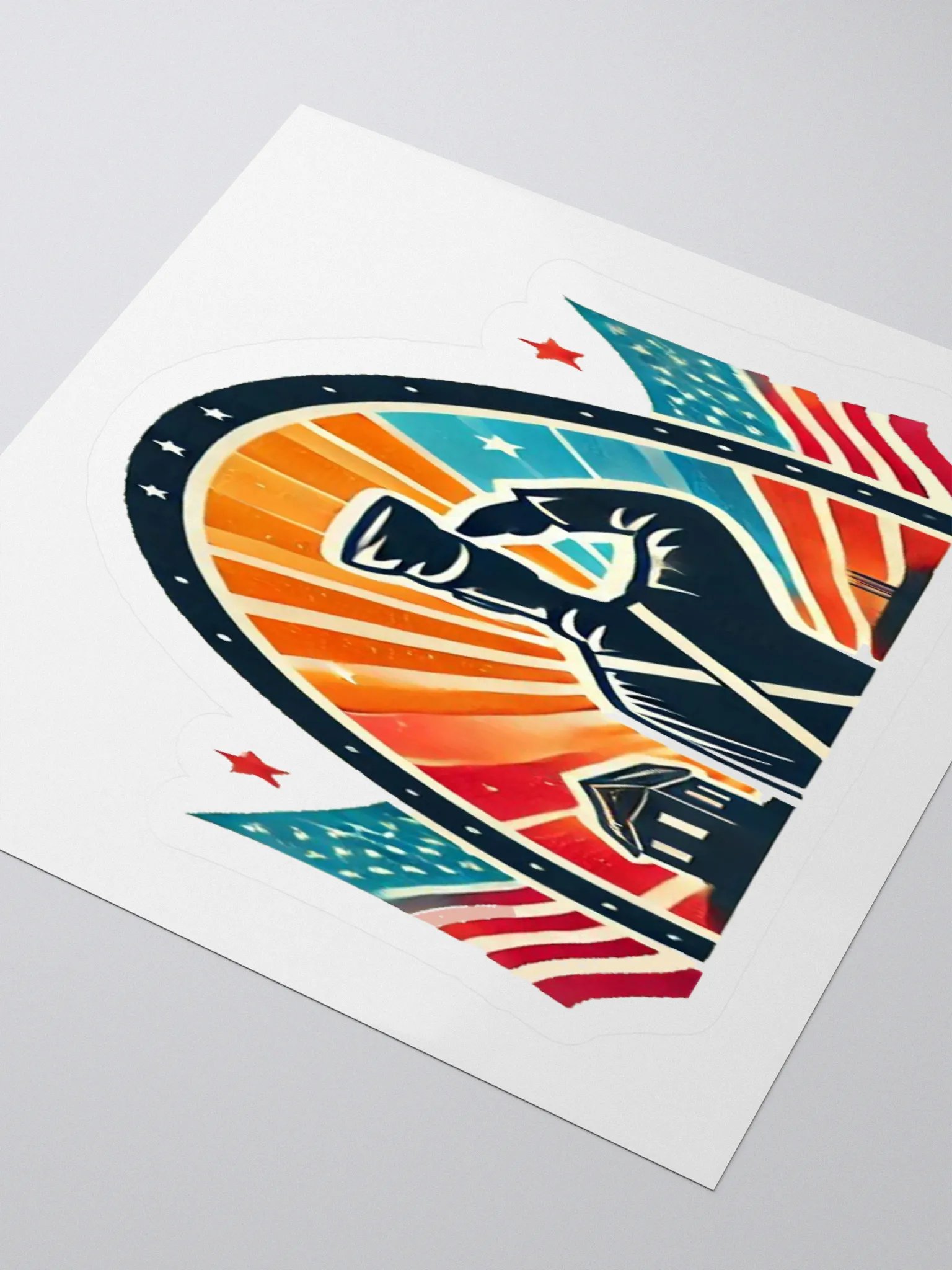 Cosmic Explorer Astronaut Boot Sticker product image (9)