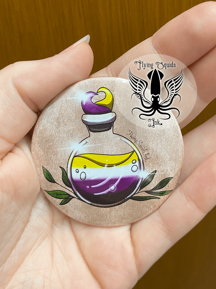 Button- Pride Potion Nonbinary product image (1)