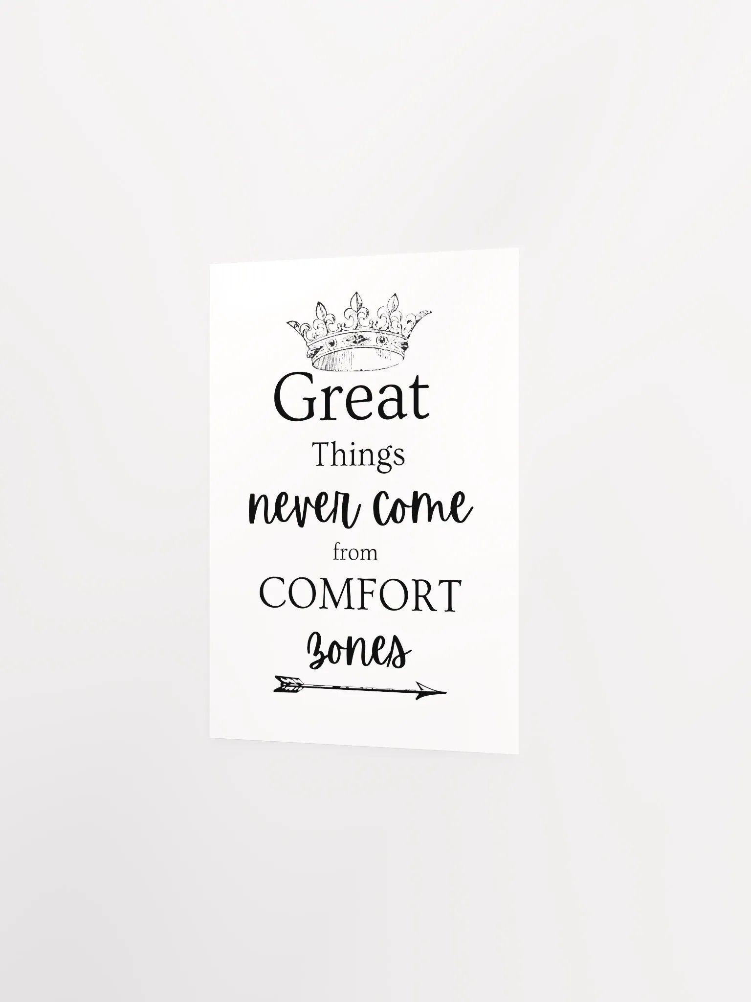 Wall Art 'Great Things' Motivational Poster product image (4)
