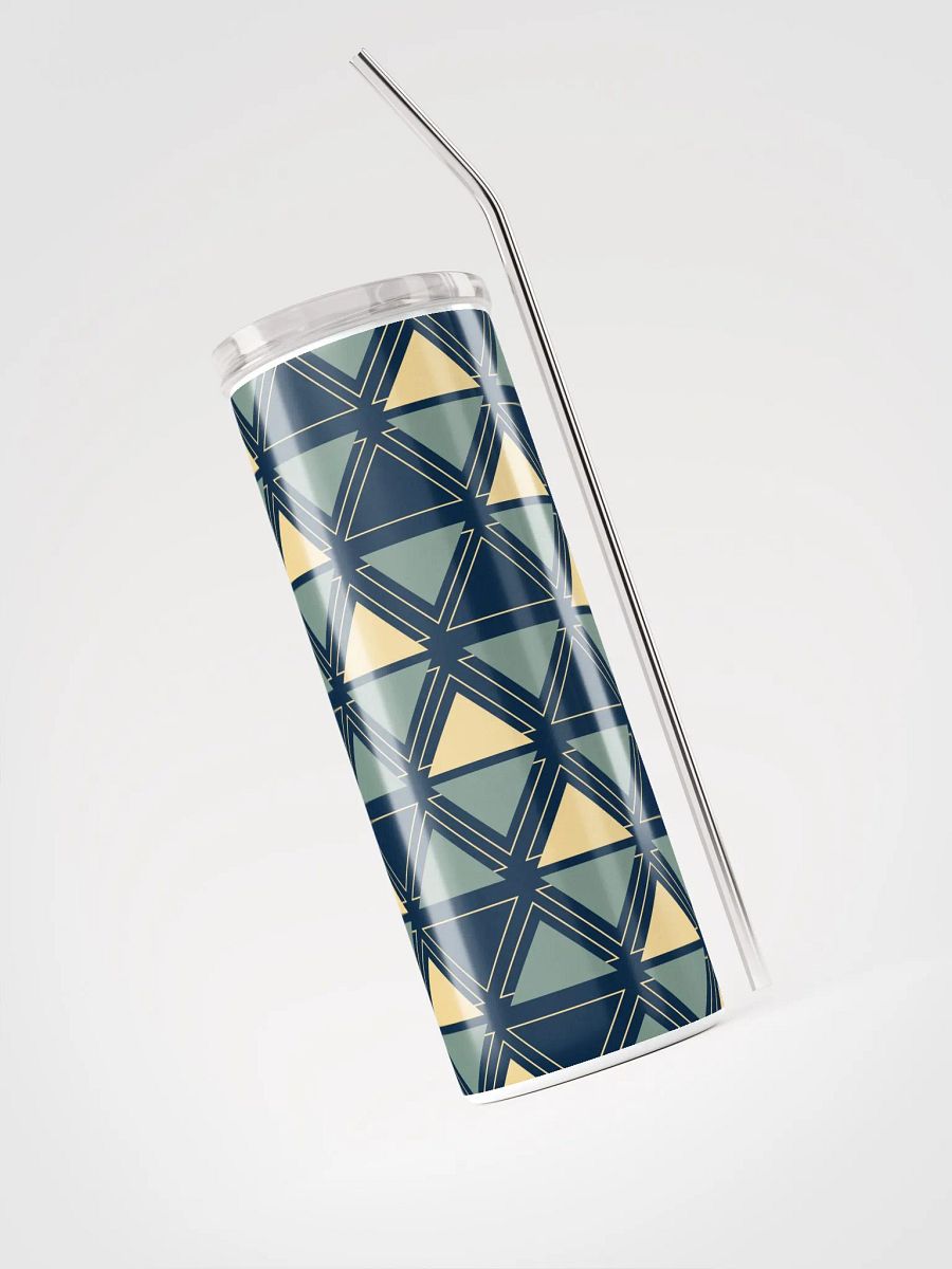 Triangulated Night Geometric 20 oz Stainless Steel Tumbler product image (3)
