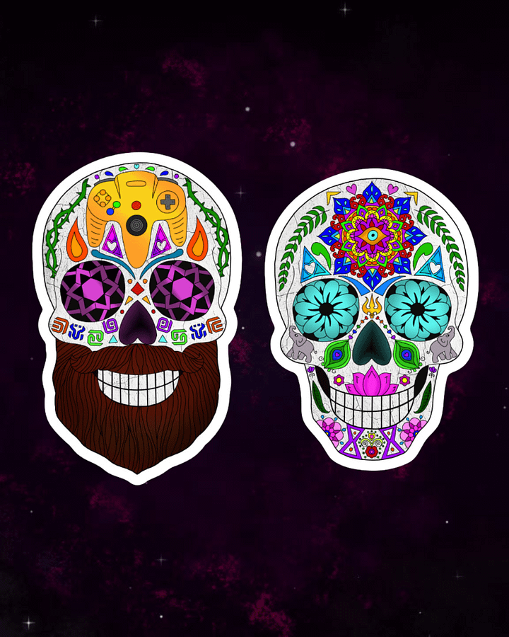 Day Of The Dead Stickers product image (2)