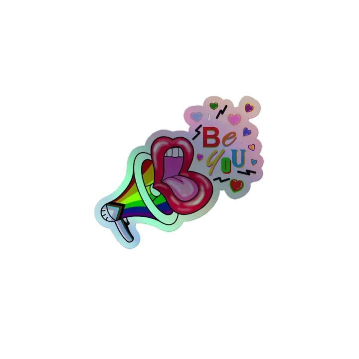 Holographic Be You Sticker product image (1)