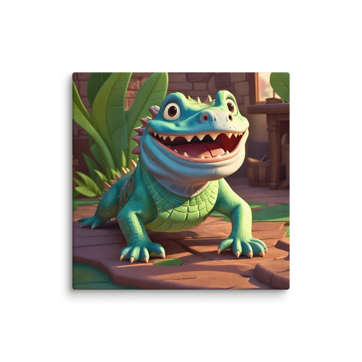 Endangered Species - Mexico - Morelet´s Crocodile Canvas Art product image (1)