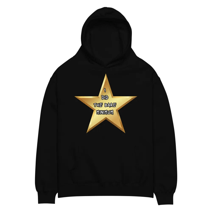 Bare Minimum Gold Star Hoodie product image (4)