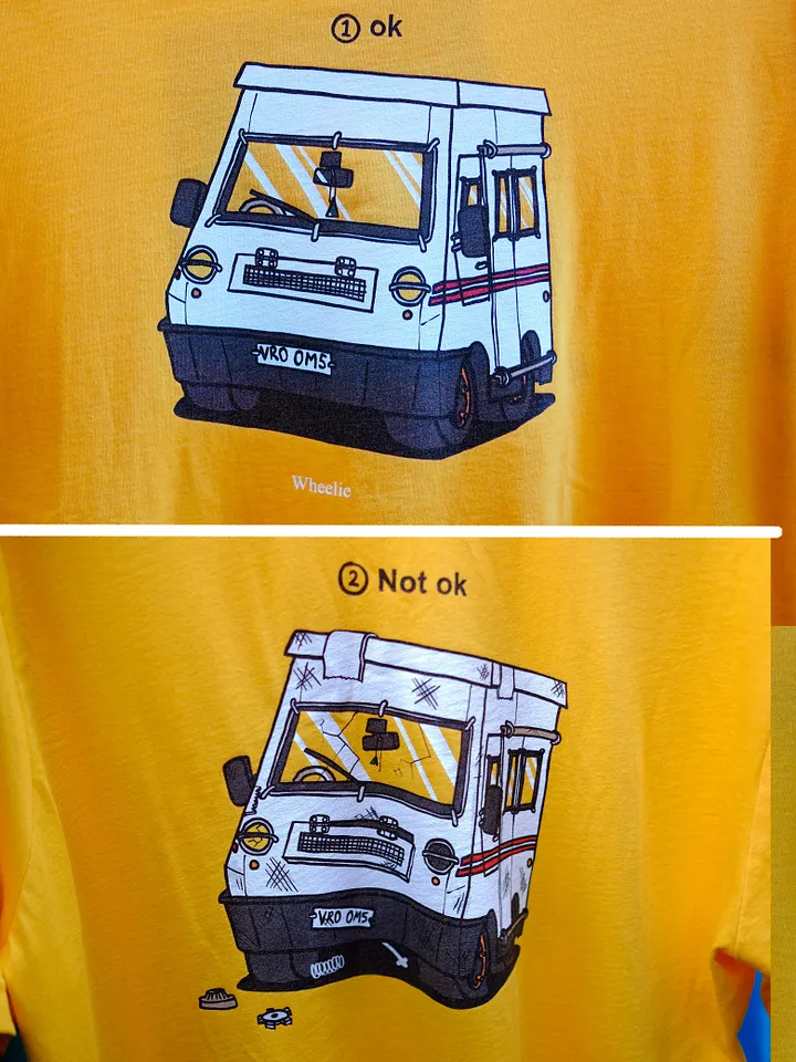 "ok, not-ok" T! (front and back print!) product image (1)
