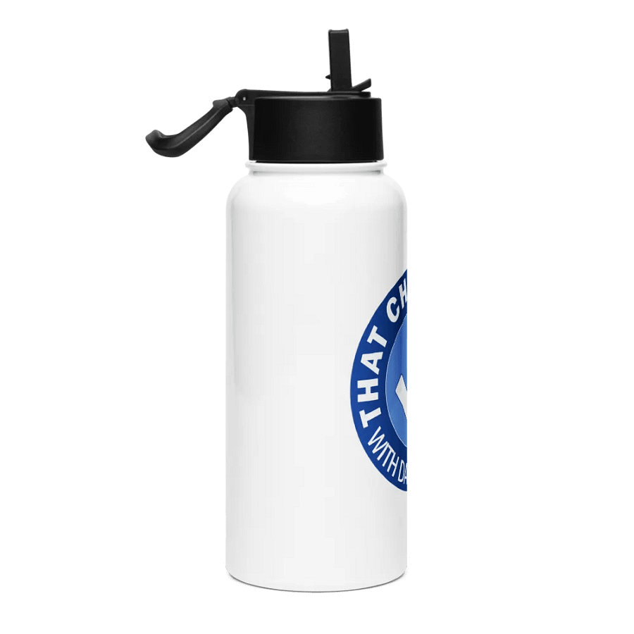 TCO Logo Stainless Water Bottle (straw) product image (4)