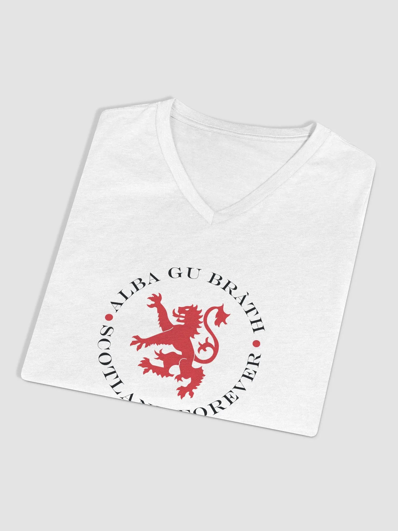 Scotland Forever Lion Women's Relaxed Fit V-Neck Tee product image (3)