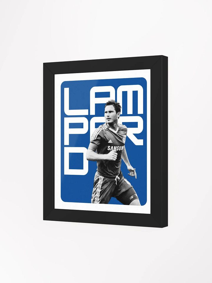 Frank Lampard BW Chelsea Name Art Framed Print product image (2)