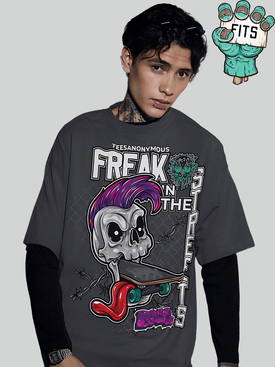 Streetwear Graphic Tee – Boneless by Freak in the Streets product image (3)