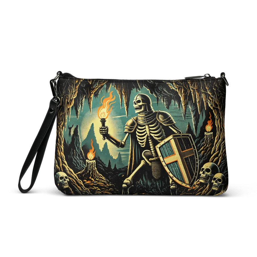 Skeleton Knight Explorer Crossbody Bag - Spooky Monster Purse product image (3)