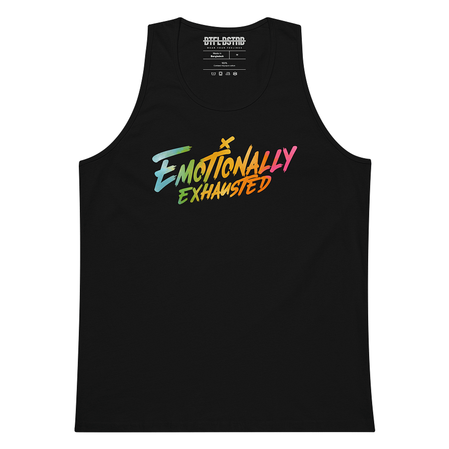 Emotionally Exhausted OG TieDye (Large) - Summer Tank Top product image (2)