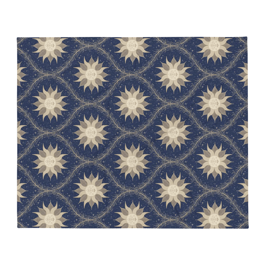 Mystic Suns and Leaves Throw Blanket product image (3)