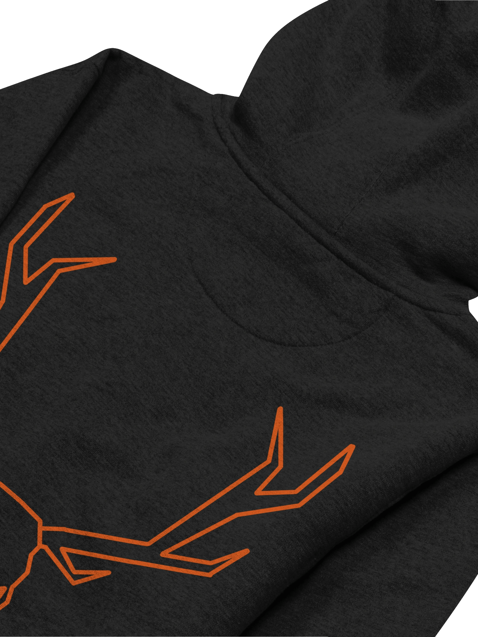 Digital Wendigo Hoodie (Orange) product image (4)