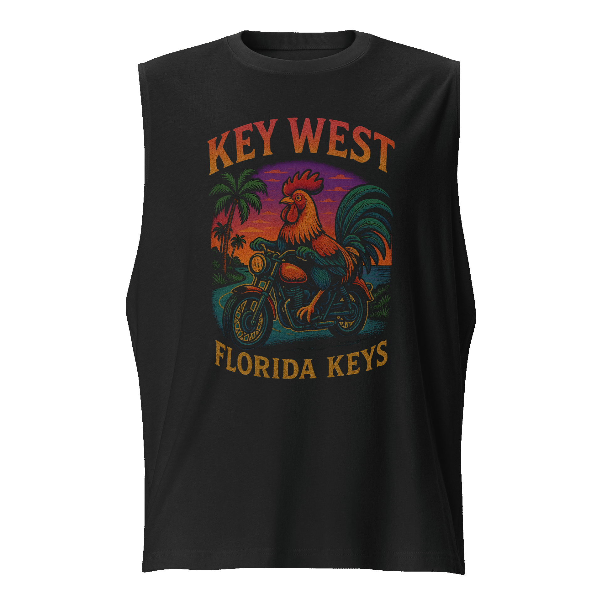 Key West Rider Rooster Men's Tank Top product image (3)