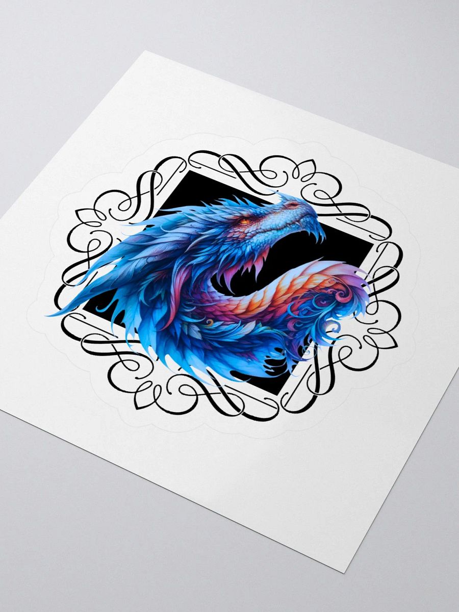 Mystical Blue Dragon Kiss Cut Stickers product image (3)