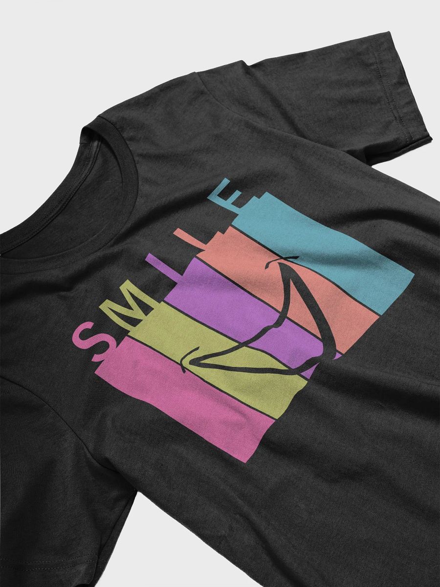 Colorful SMILE Graphic T-Shirt product image (28)