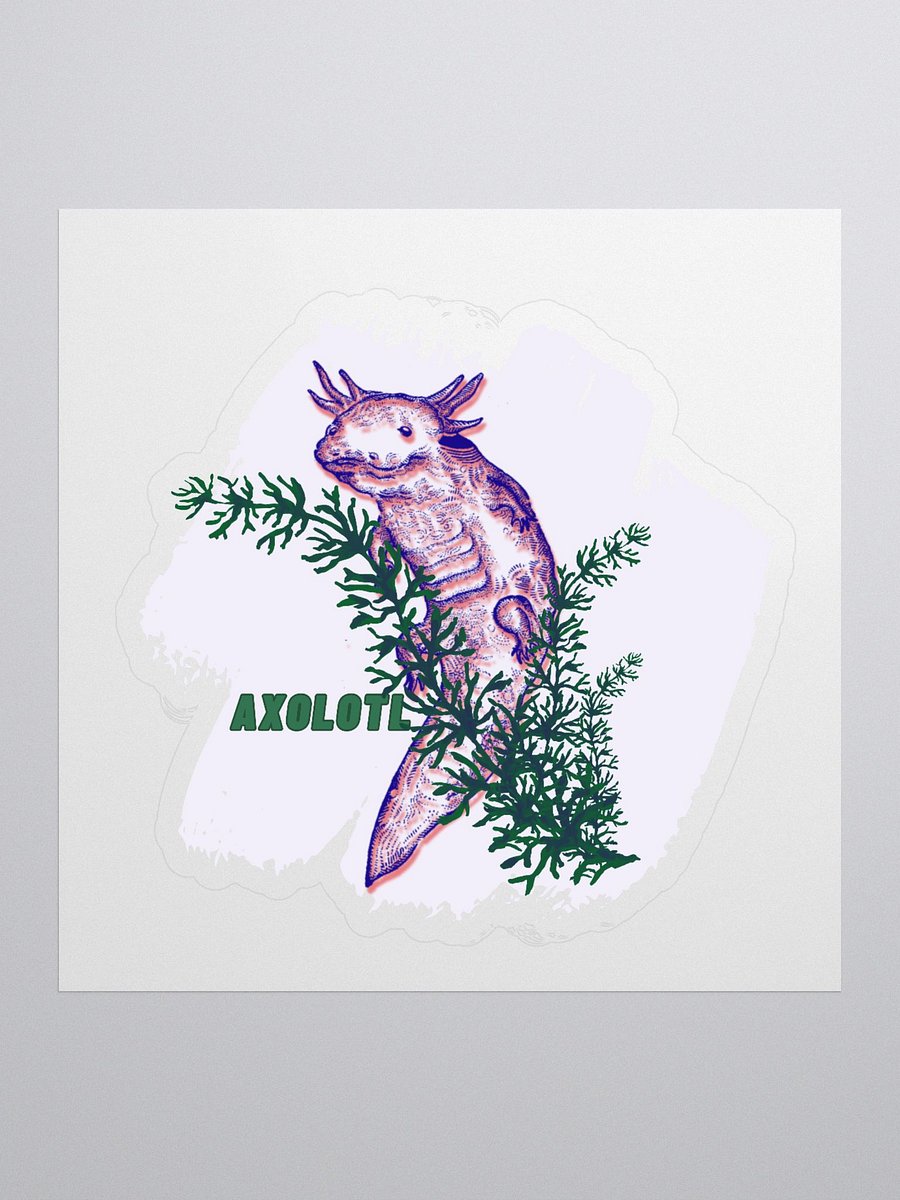 Axolotl Kiss Cut Stickers product image (1)