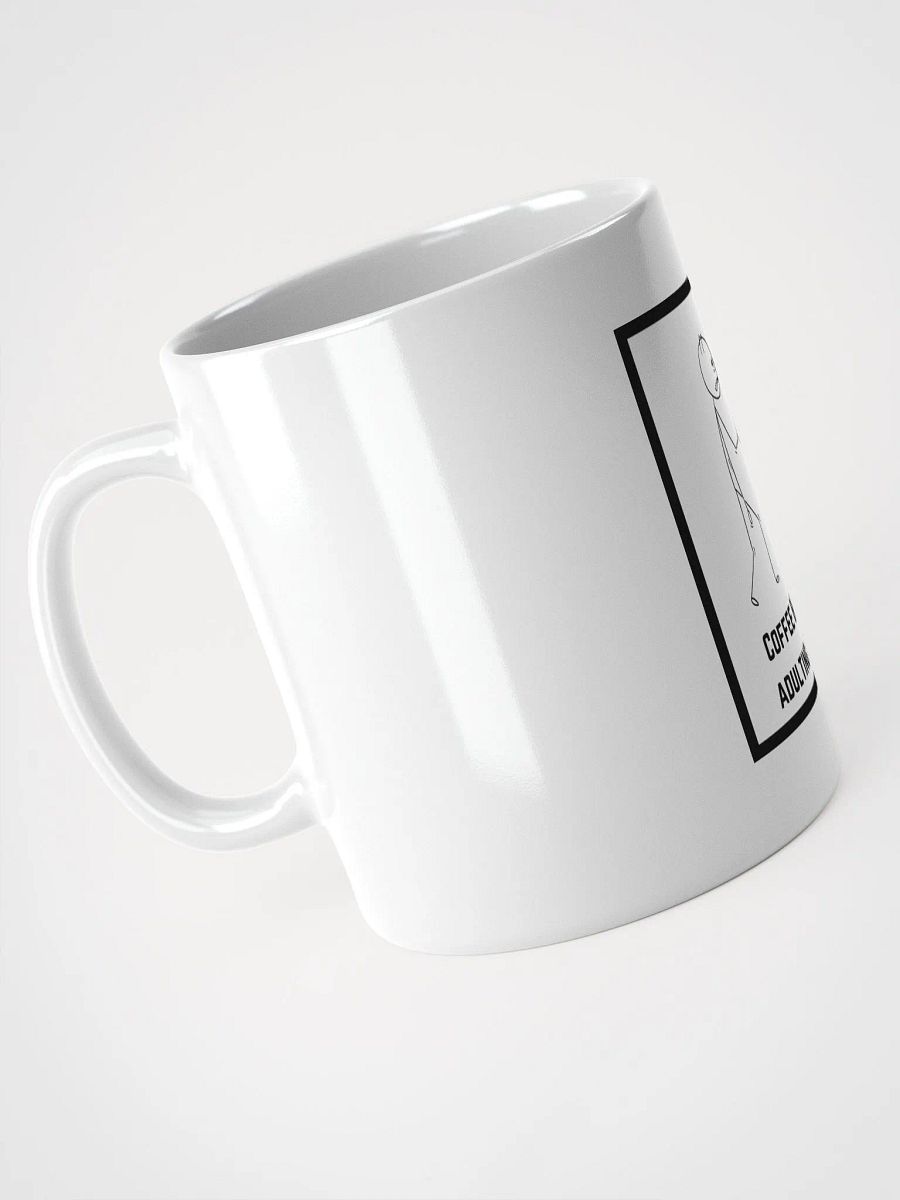 COFFEE BECAUSE ADULTING IS HARD- Glossy Coffee Mug product image (4)