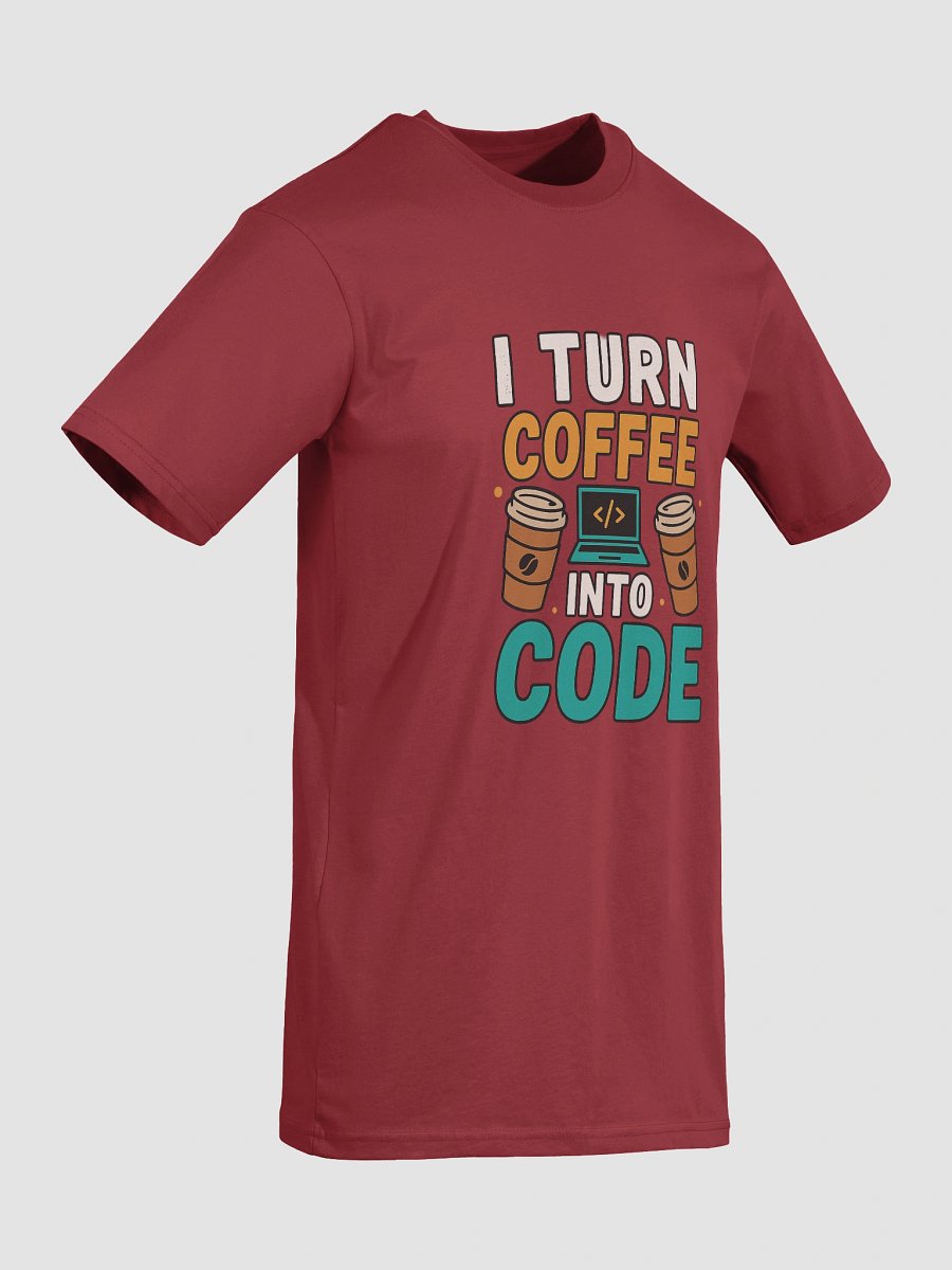 Coffee into Code + Coder Guy Tee product image (7)