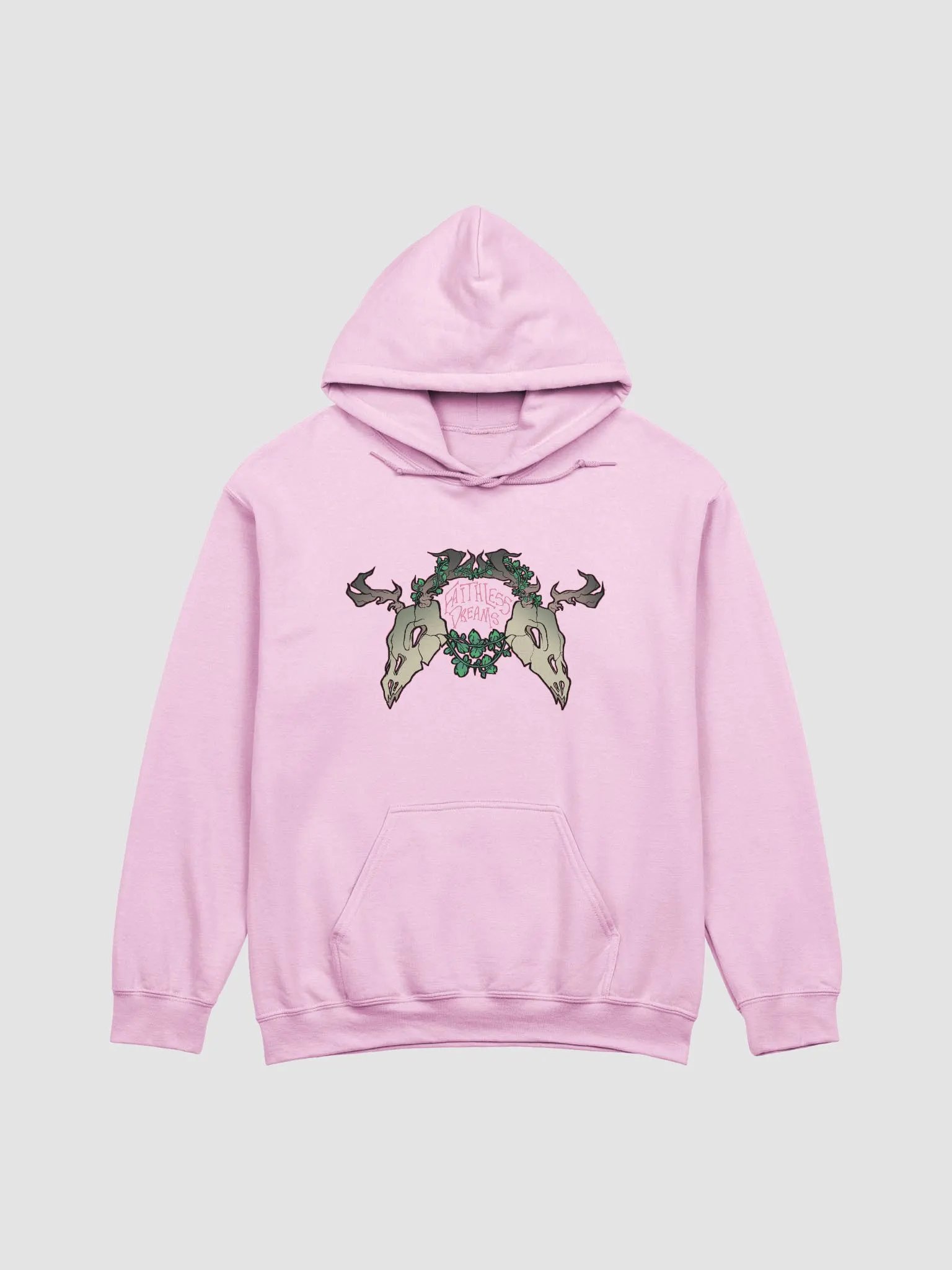 Pink Faithless logo hoodie product image (1)