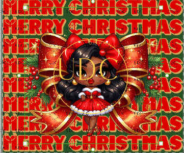 Merry Christmas Brown Holiday Doll Tumbler Wrap Design, Festive 20oz Sublimation PNG, Holiday Digital Download, Red Bow Christmas Tumbler product image (1)