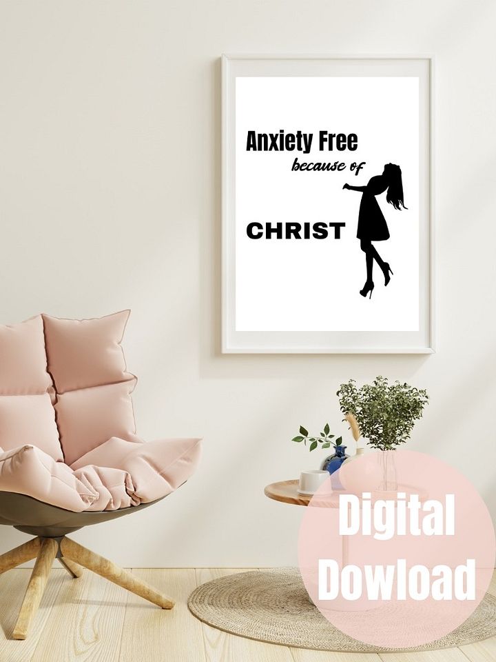 Anxiety Free Printable Wall Art product image (1)