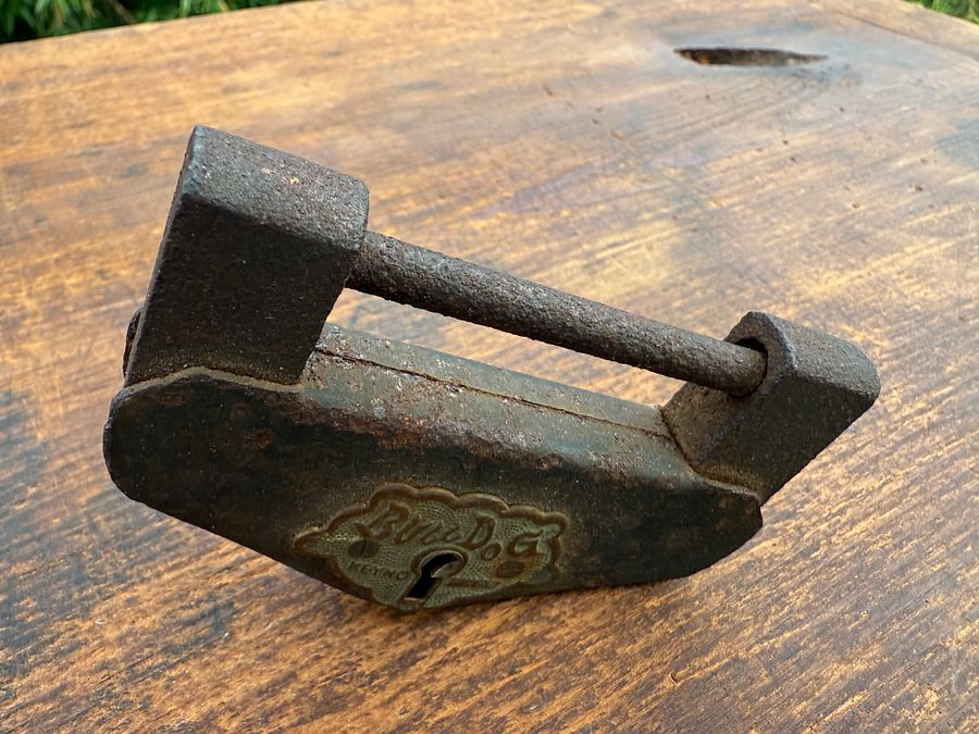 🎎 Antique Japanese Bulldog Padlock – Japan Antique Roadshow product image (4)