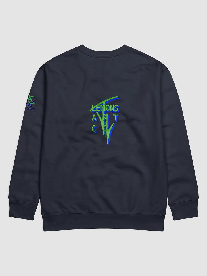 Green (and Blue) Dinosaur Splatter Sweatshirt product image (11)