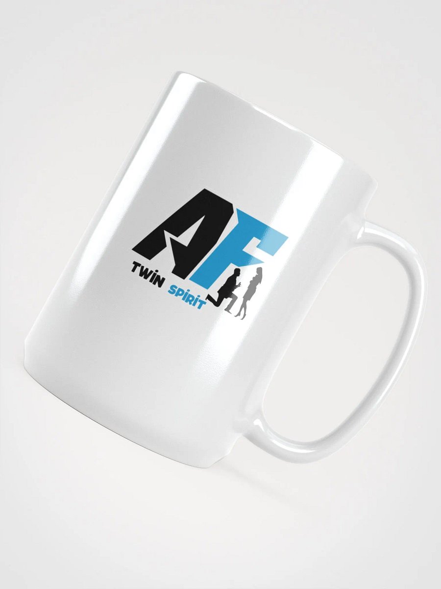 AF Twin Spirit Logo White Glossy Mug product image (4)