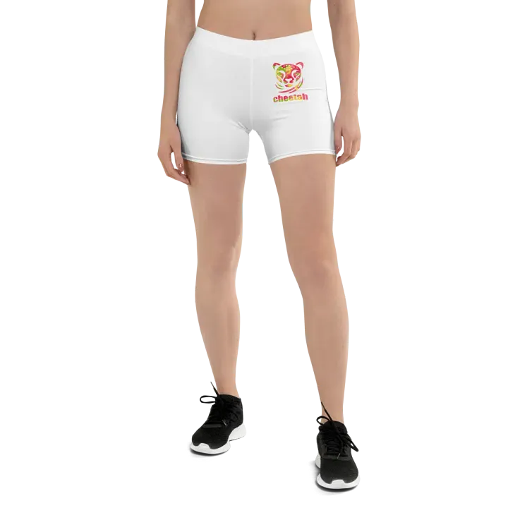 Cheetah tropical shorts product image (1)