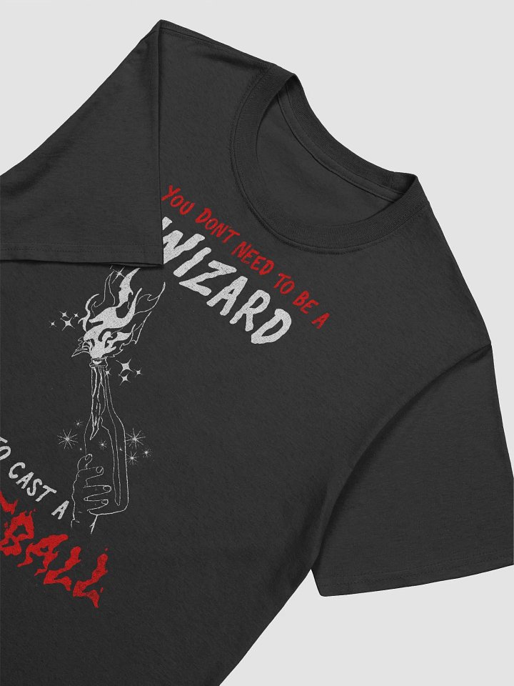 Fireball Bottle Tee // White on Black product image (2)