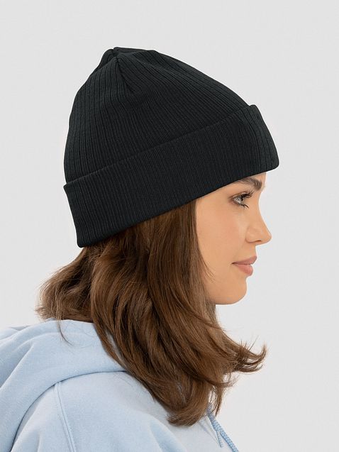 Photo showing Atlantis Ribbed Knit Beanie