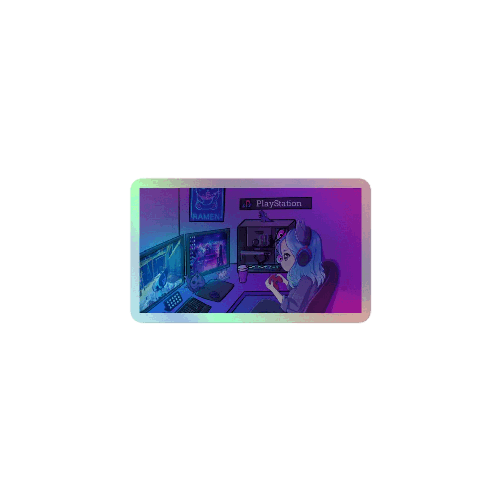 Lo-fi and Gamin' Sticker product image (1)