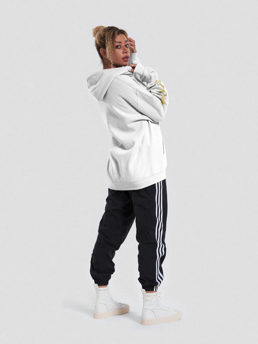 T4P Hoodie White/Goldenrod (Gildan Classic Hoodie) product image (5)