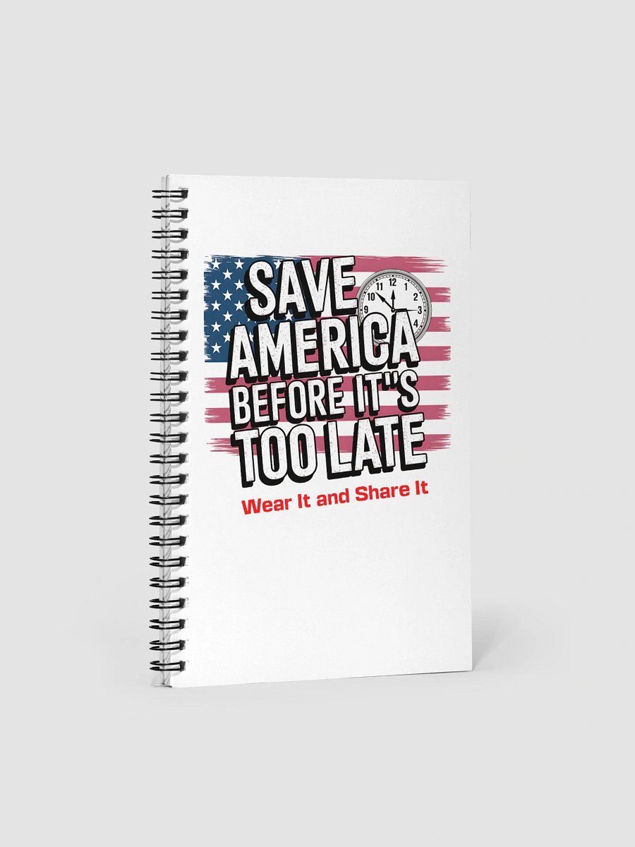 Save America Spiral Notebook product image (1)