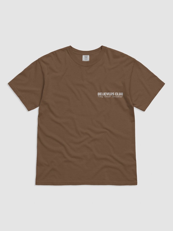Believers Club Espresso T-shirt product image (1)