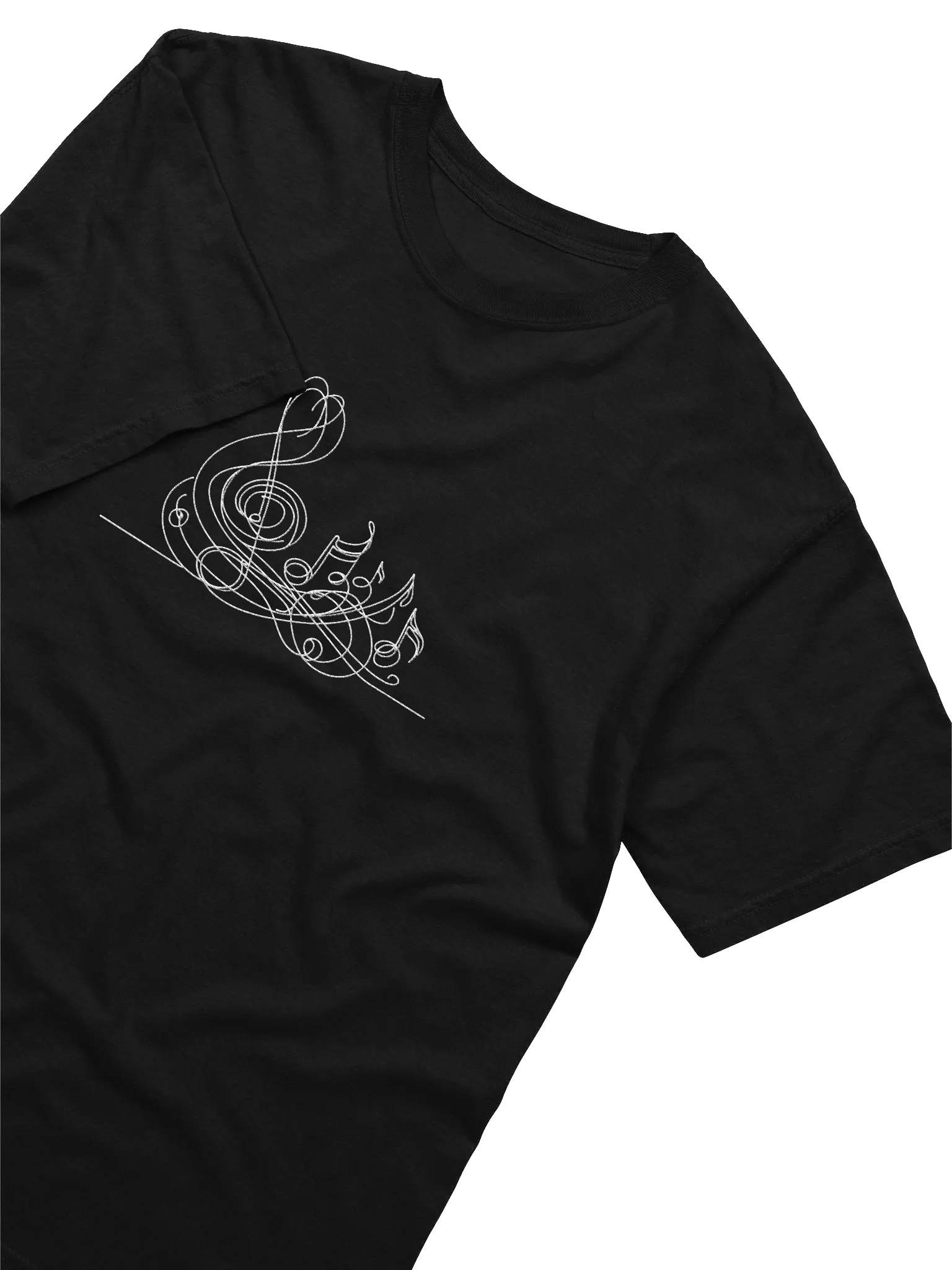 Music Notes Line Art Design T-shirt product image (15)