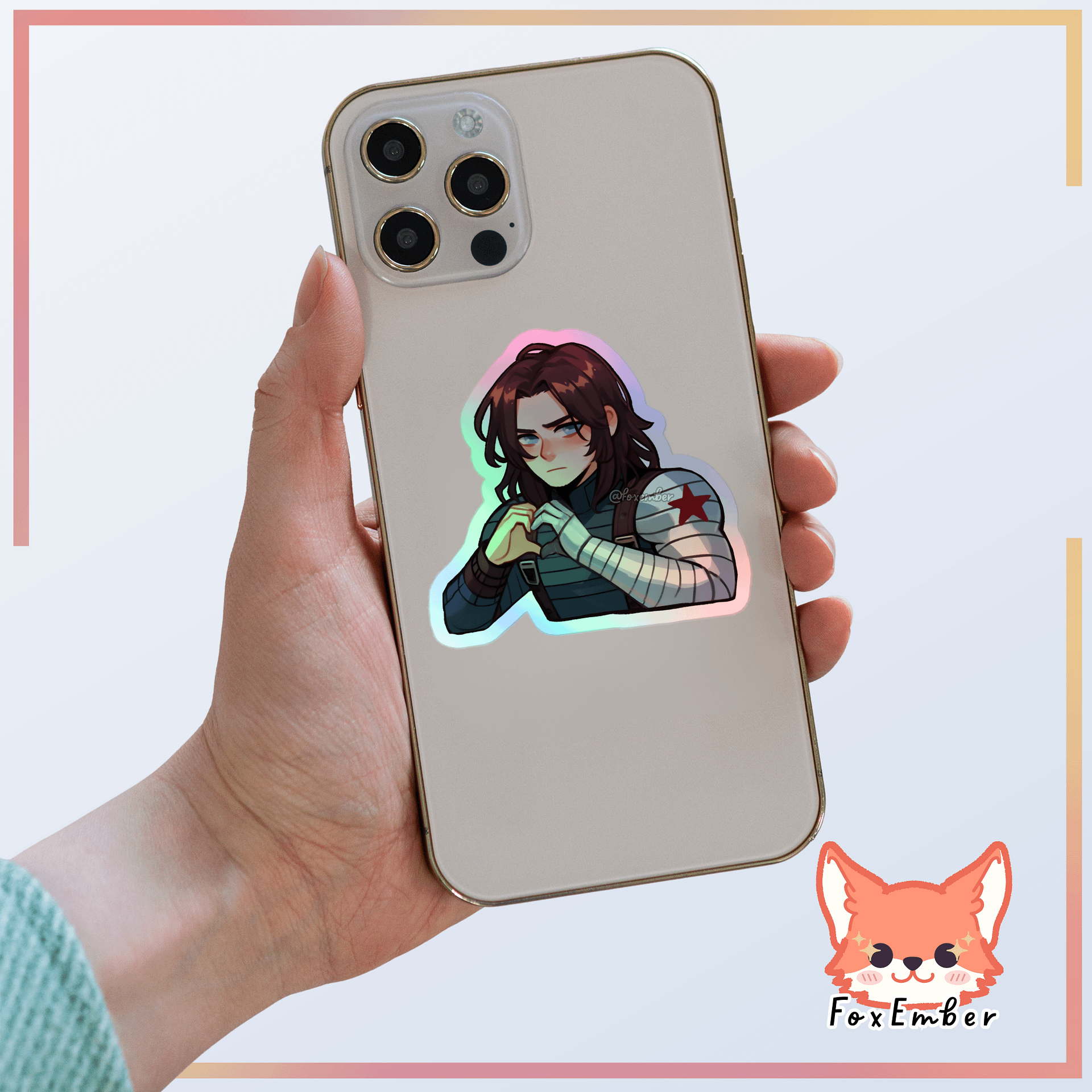 Winter Soldier Sticker product image (4)