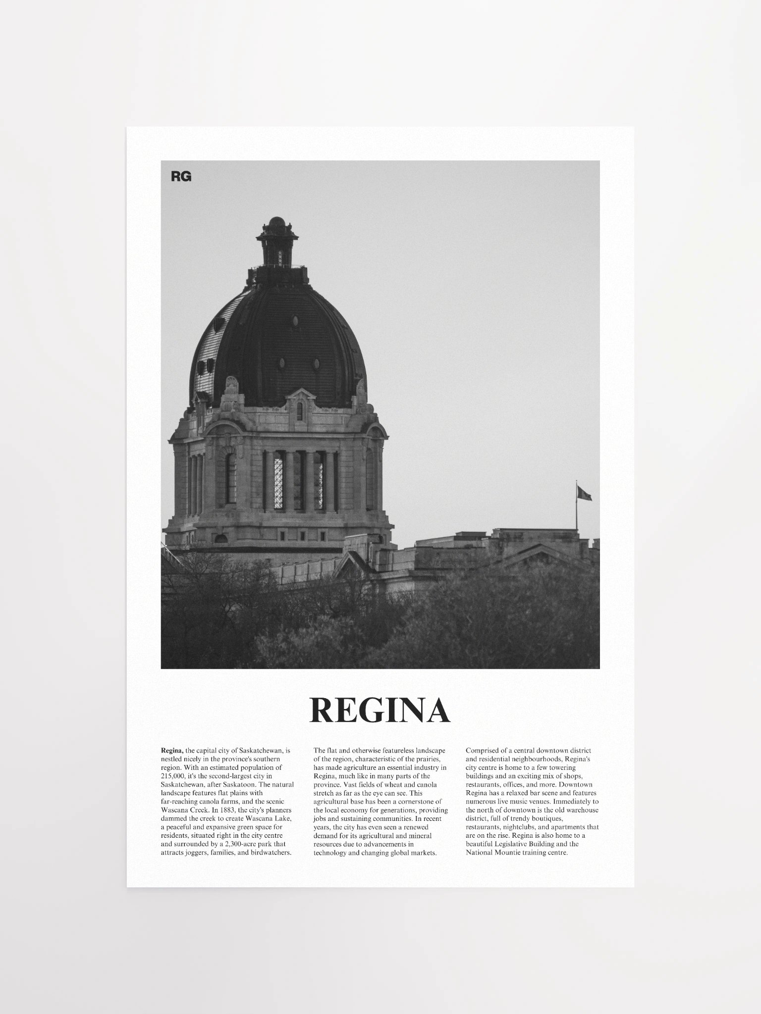 Regina 01 Newspaper Poster product image (5)