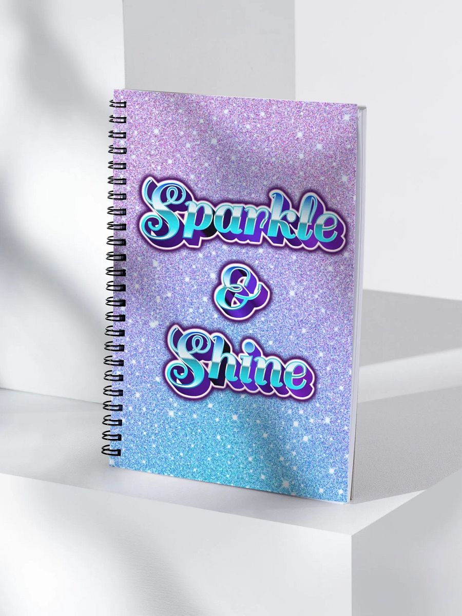 Sparkle & Shine Spiral Notebook Journal product image (4)