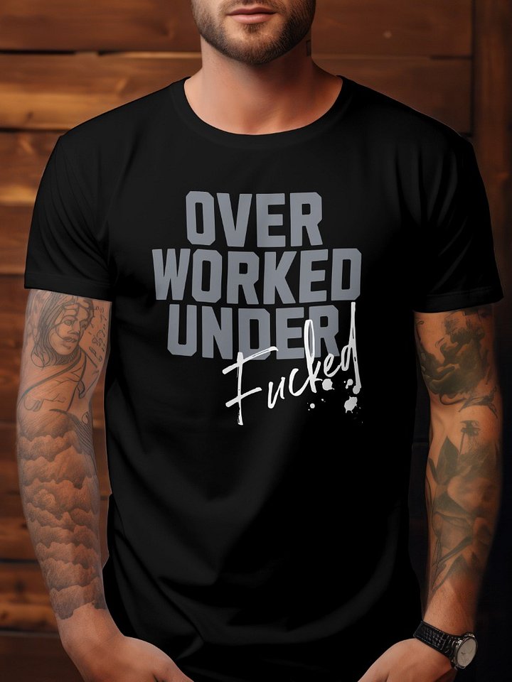 Over Worked Tee product image (1)