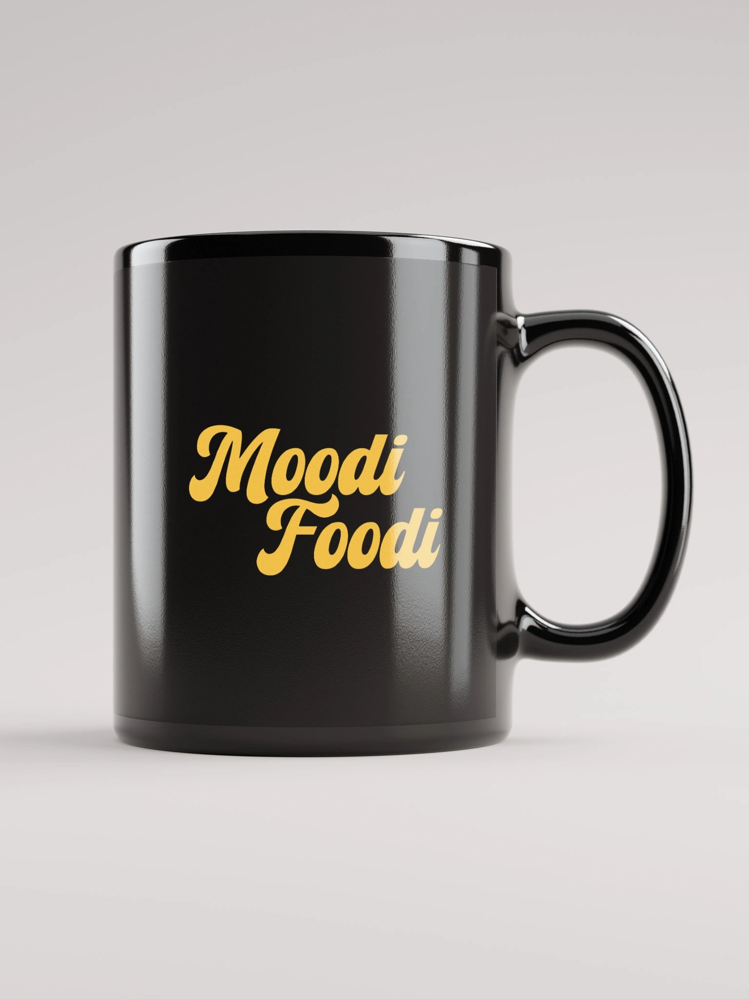 Moodi Foodi Originals Black Mug – Mustard with Matte Center Finish product image (2)