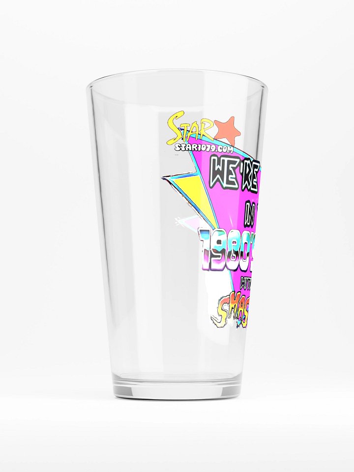 We're Living In The 1980's Shaker Pint Glass product image (2)