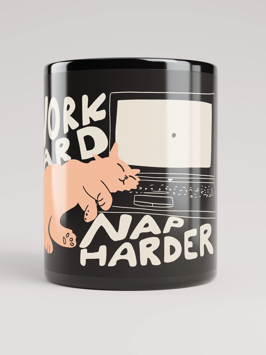 Work Hard Nap Harder Peach Fuzz - back product image (5)