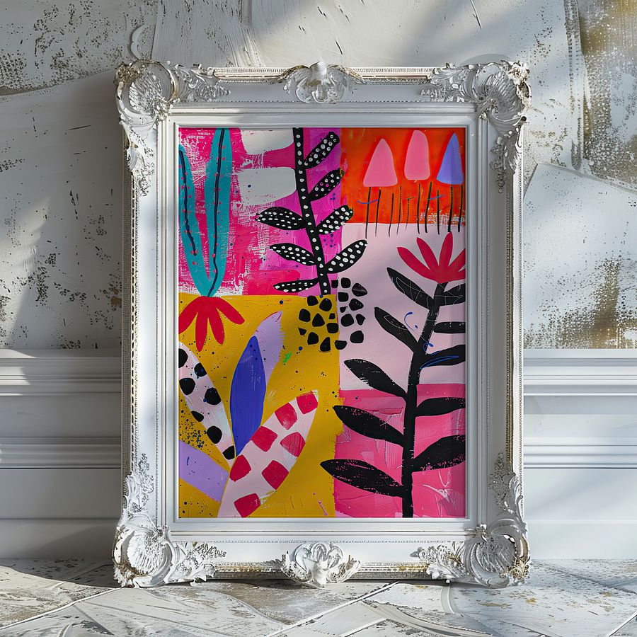 Maximalist Abstract Gallery Wall Set of 9 DIGITAL Prints product image (10)