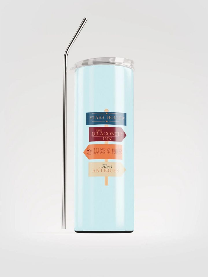 Gilmore Girls Tumbler - Stars Hollow Sign with Iconic Locations product image (2)
