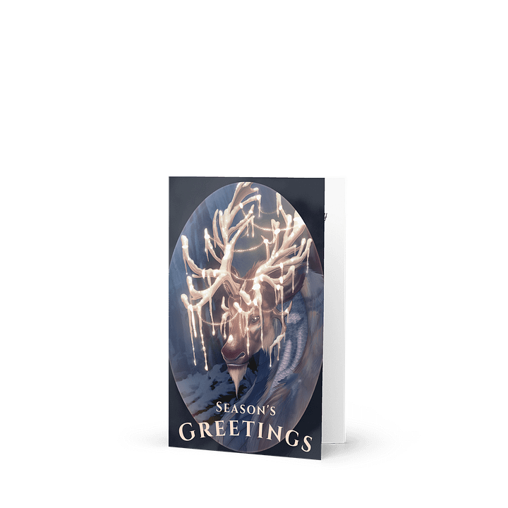 Caribou Dragon Holiday Card product image (2)